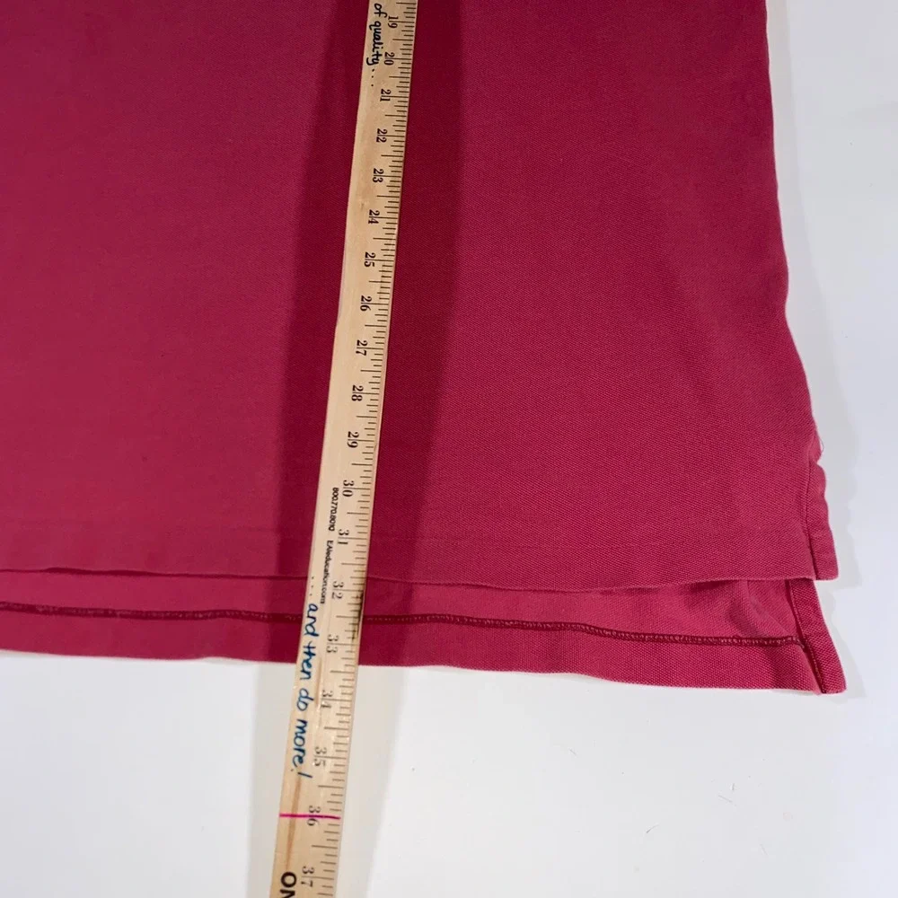Polo Ralph Lauren Mens XXL Red Cotton Pique Short Sleeve Pony Logo Polo Shirt